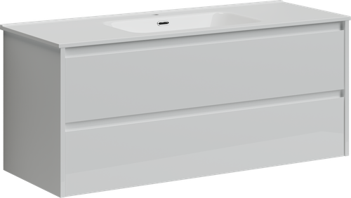 Тумба с раковиной Sancos Libra, 119 см., эмаль белый, LB120-1W