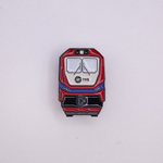 Значок тепловоз ТЭ26 сине-красный