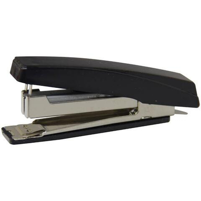 Степлер №10 до 10л., пластиковый корпус, черный (Спейс)