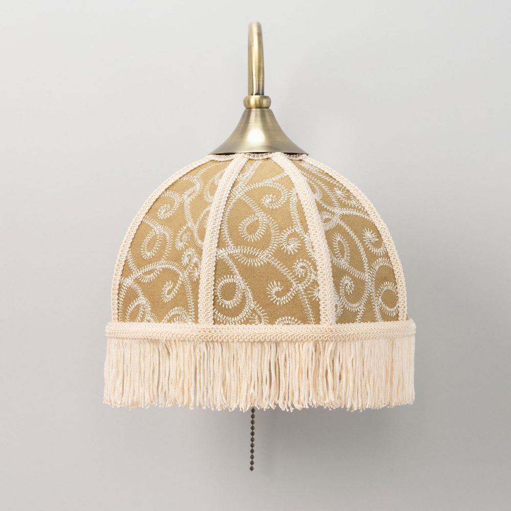 Citilux Базель CL407315 Бра с абажуром Вышивка и выключателем