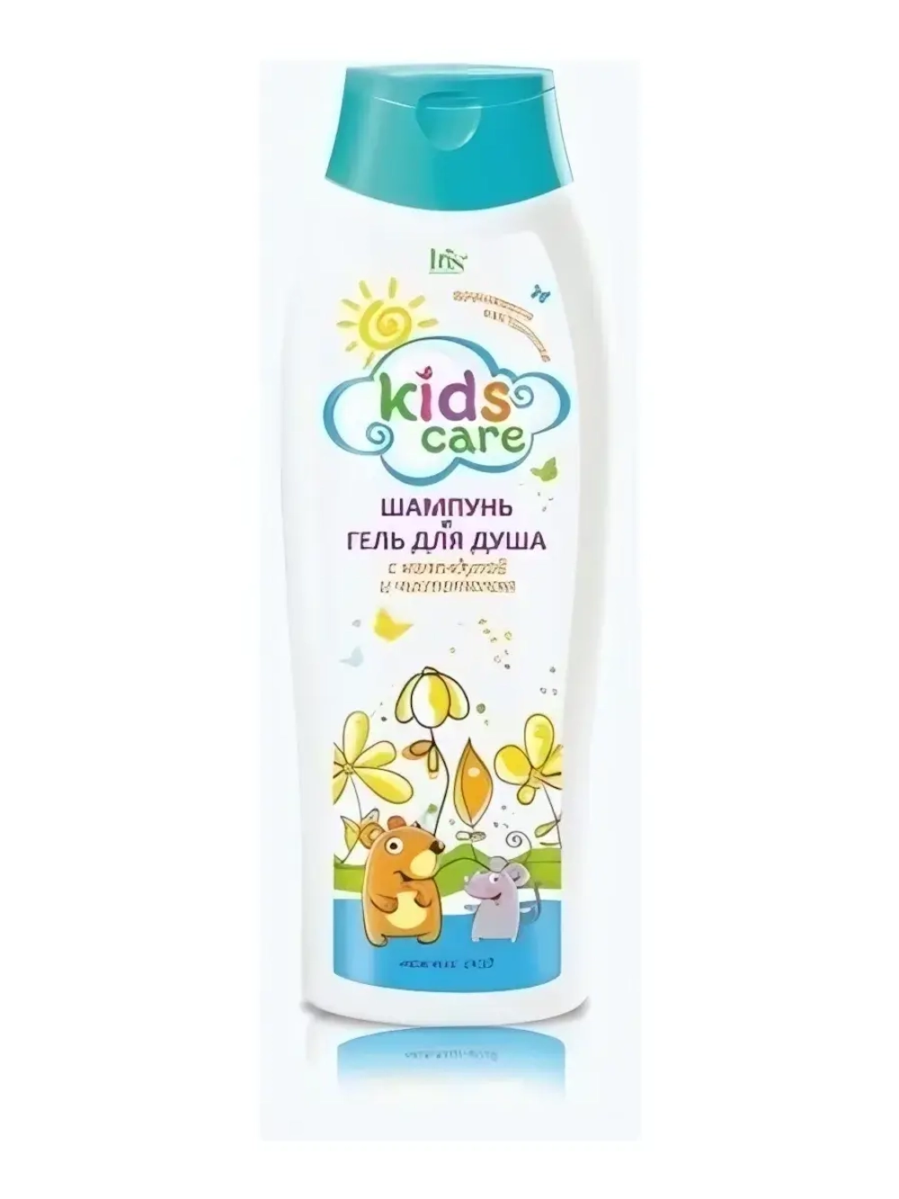 Шампунь-гель детский IRIS (Kids Care) 2в1 календула+ чистотел 400мл