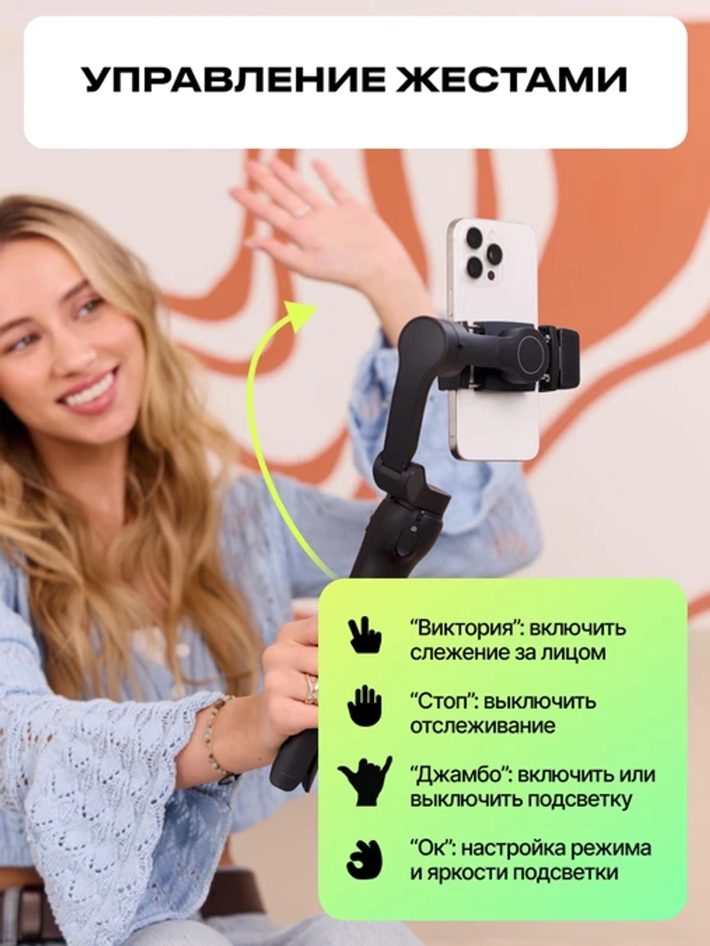 Электронный стабилизатор Raylab RL-PG1 для смартфона