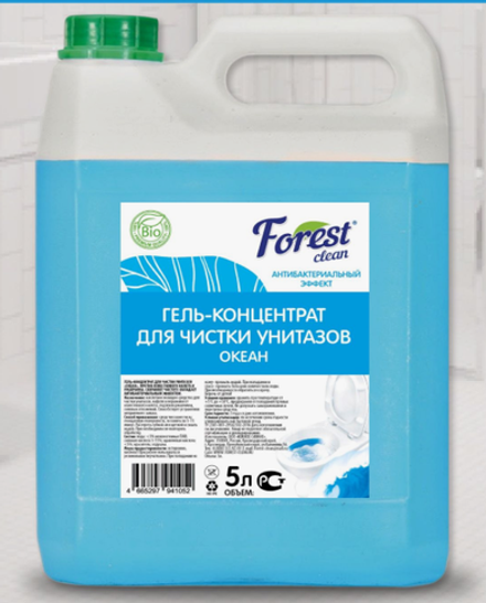 Forest clean гель концентрат для чистки унитазов Океан 5л
