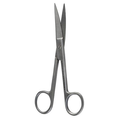 Ножницы 140 мм, изогнутые остроконечные
