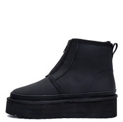 UGG Neumel Platform Zip Ultra Matte Black
