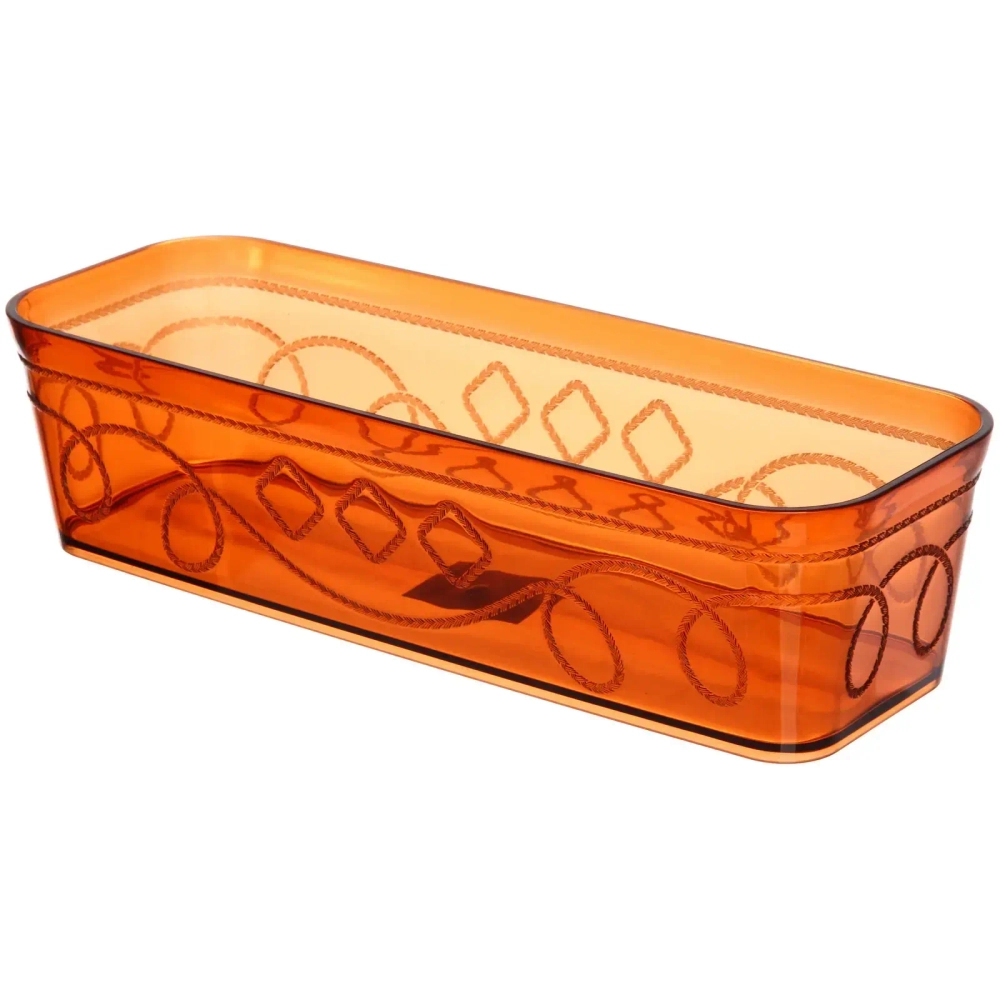 Контейнер для хранения «Пинто», цвет коричнево-красный, 30*10,5*7,5см