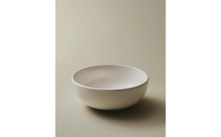 Zara Home миска из каменной керамики, цвет белый, 14.2 см