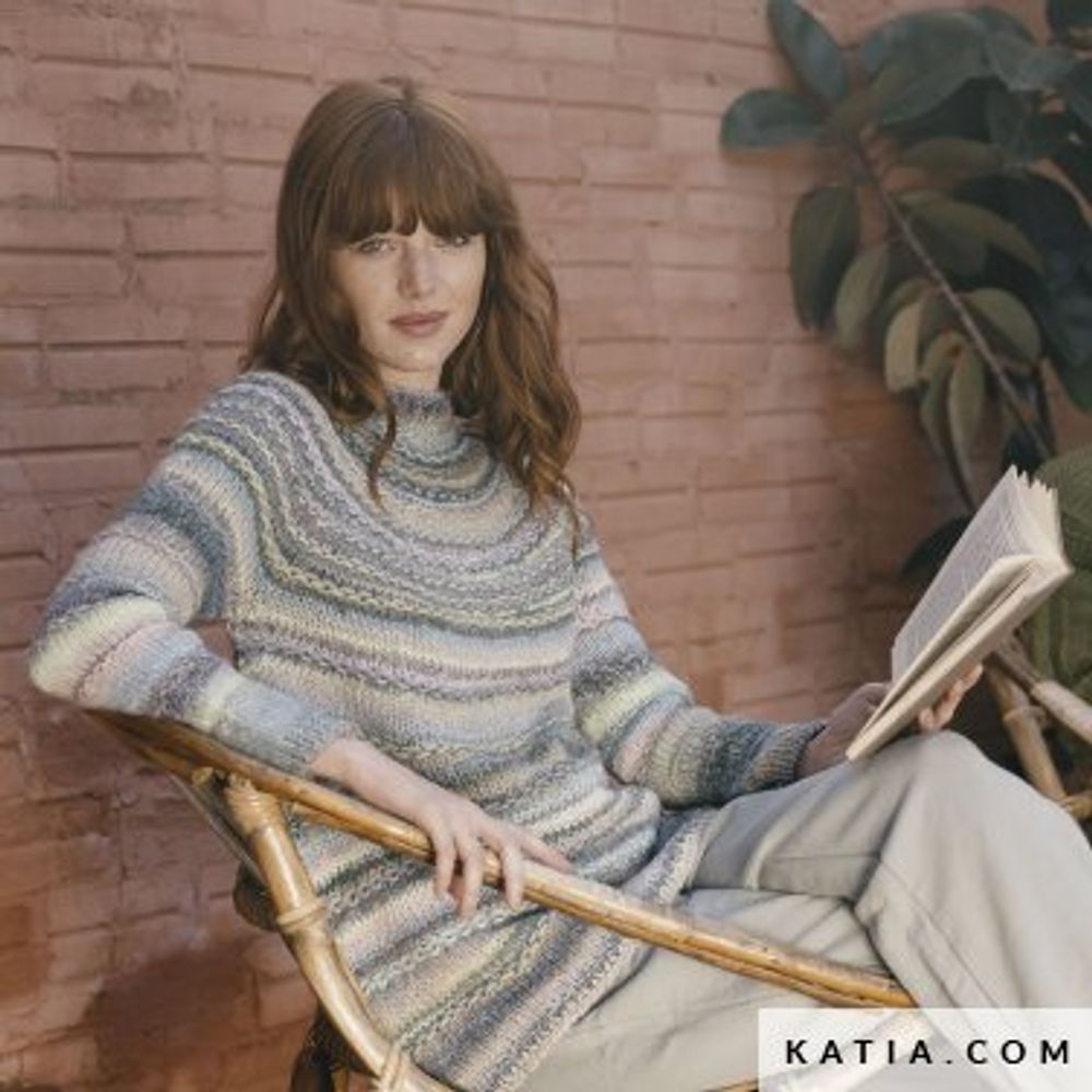 Пряжа для вязания Katia 53% шерсть 47% акрил