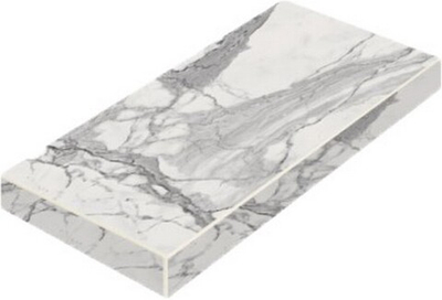 Ступень Charme Evo Statuario Scalino Nat 33х160 Ang.Sx Уг.Лев.