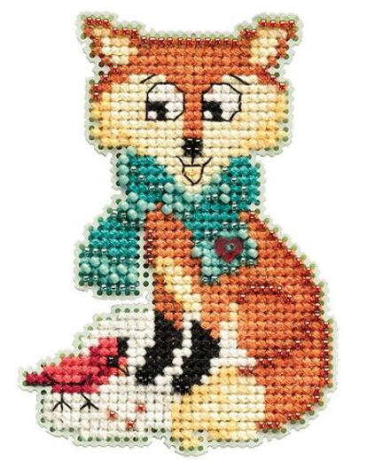 Набор для вышивания бисером "Лисичка Фокси", 6 х 8 см (10005030/250824/5076867/1_США)