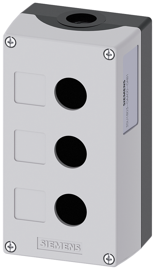 Пустой корпус для сборки, переключателями и индикаторами 22mm,  SIEMENS 3SU1803-0AA00-0AB1