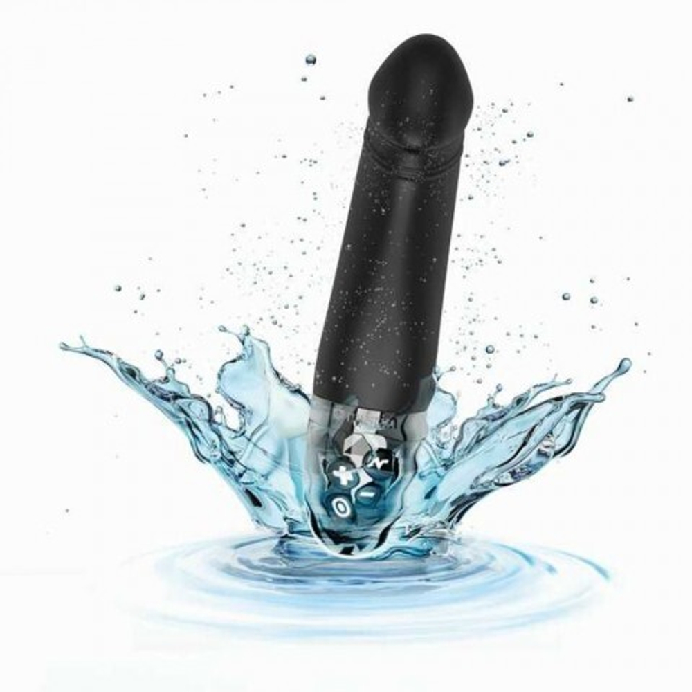 Вибратор Mystim Real Deal Neal с электростимуляцией, черный