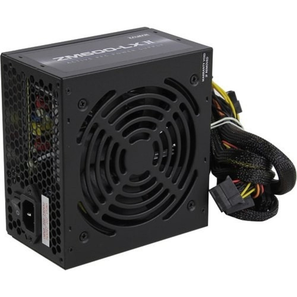 Блок питания Zalman  ZM600-LXII &lt;600W, ATX12V v2.3, APFC, 12cm Fan, Ret&gt;