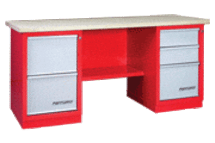 Верстак слесарный 2 тумбы: 2 ящика/3 ящика 01.223 Ferrum