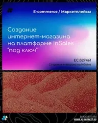 Создание интернет-магазина на платформе InSales "под ключ"