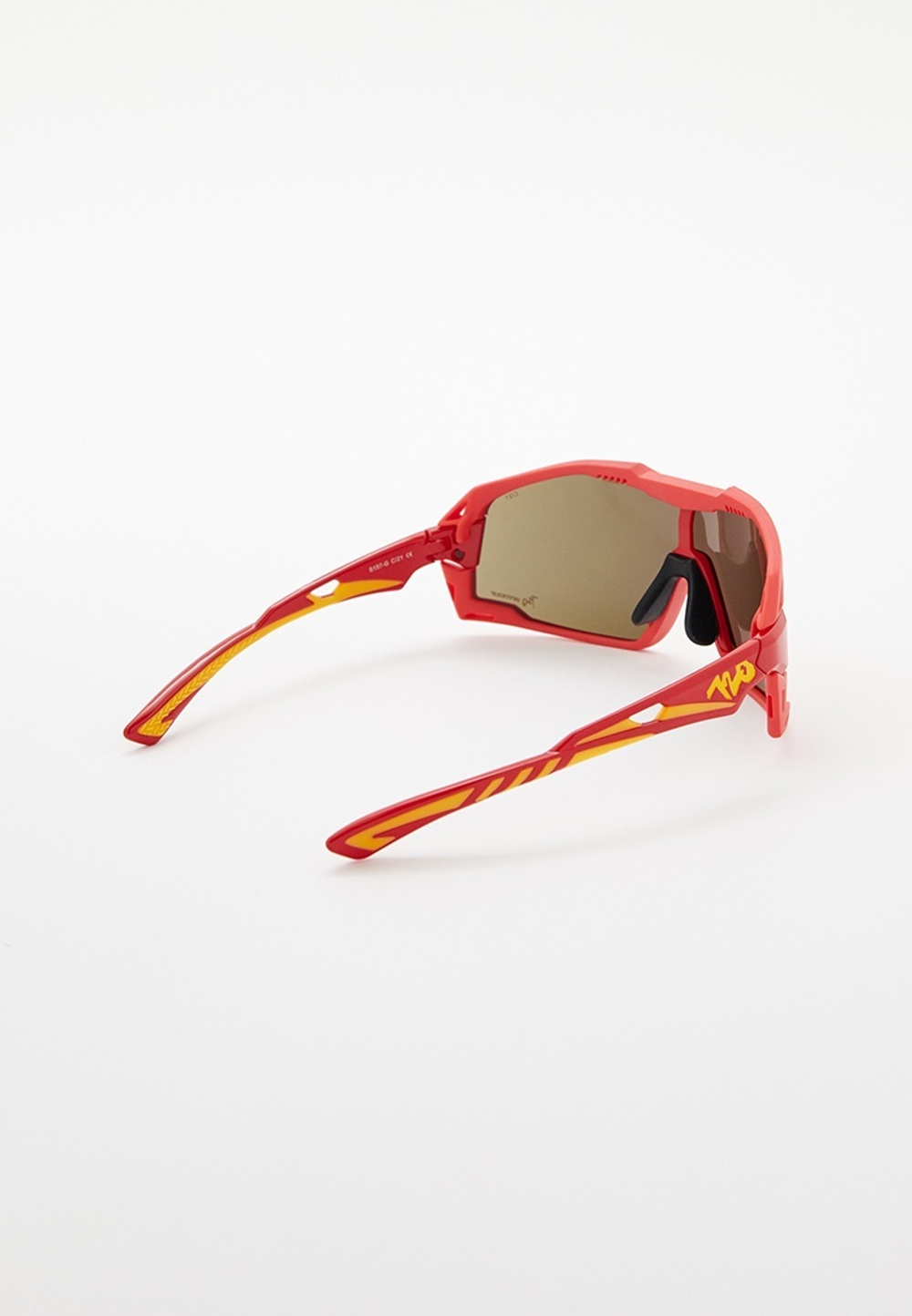 Спортивные очки 720armour Flash / Matte Ferrari Red w/ Ferrari Red Temple / Champion Gold Ti / Cylinder Lens