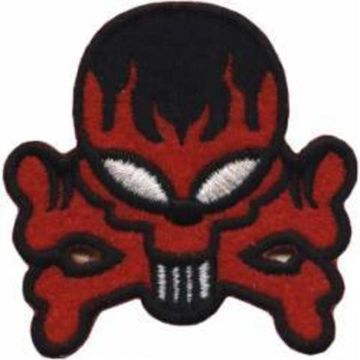 Нашивка Red skull-Красный череп
