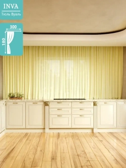 Тюль короткая 180х300 см