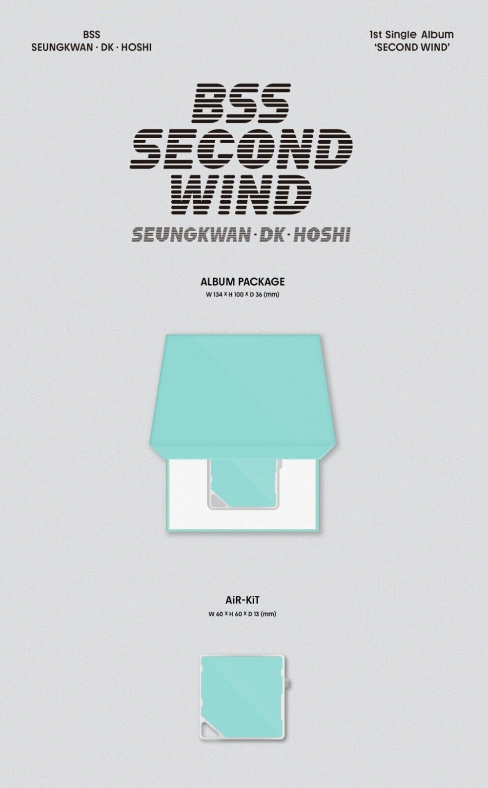 BSS SEVENTEEN - SECOND WIND (KIT Album ver.)