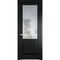 Межкомнатная дверь эмаль Profil Doors 4.2.2PD блэк остеклённая