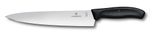 Качественный кухонный разделочный нож SwissClassic 22 см с чёрной ручкой VICTORINOX 6.8003.22B