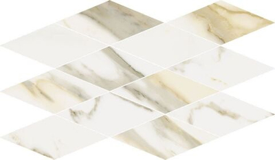 Мозаика Stellaris Calacata Gold Mosaico Diamond 28x48