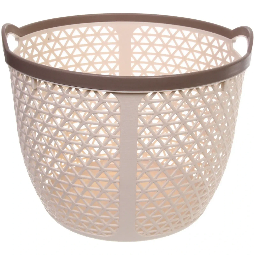 Корзина для хранения с ручками «ФЛОДАРЛИНГ», цвет слоновая кость, 30*30*25см