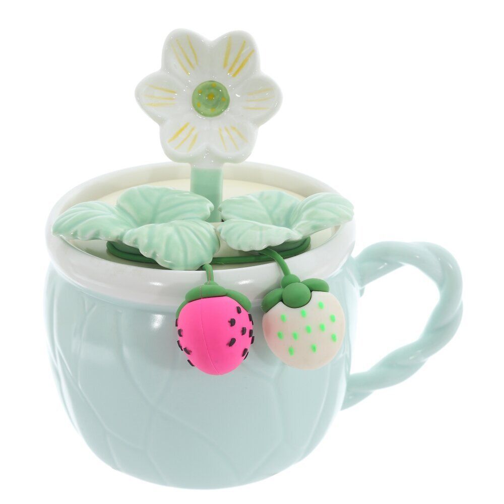 GAEM Кружка с крышкой и ложкой, 330 мл, L14 W10 H13 см, 2в.