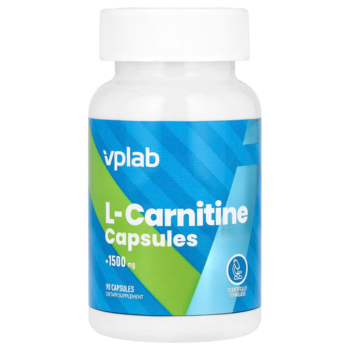 VPLab , L-карнитин, 90 капсул (500 мг в 1 капсуле)