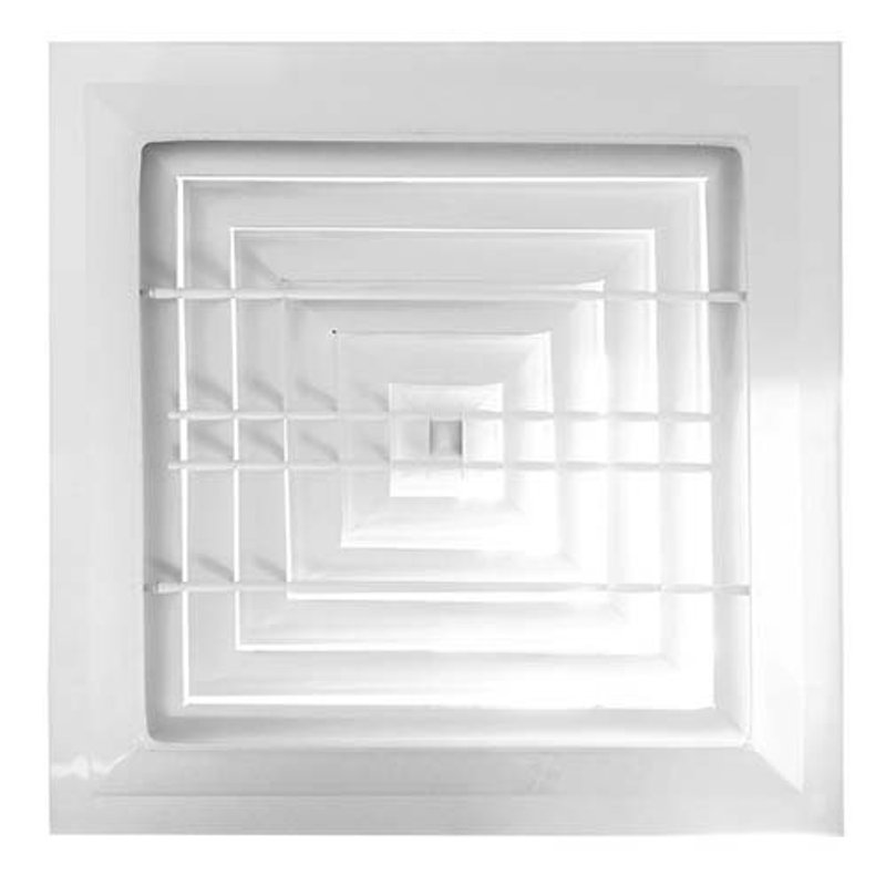 Алюминиевая потолочная решётка диффузорного типа 4VA 600x600