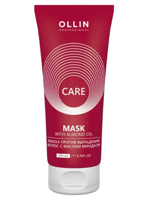 OLLIN Care 200ml Маска против выпадения волос с маслом миндаля