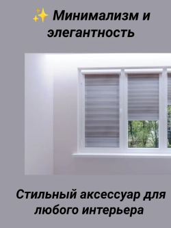Рулонные шторы День-Ночь 68×180 см
