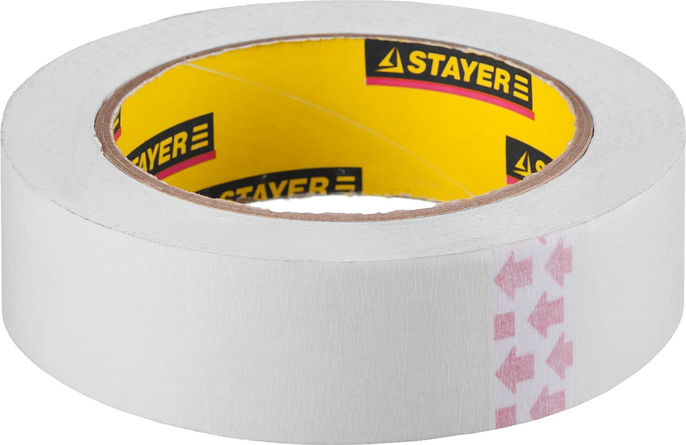 STAYER MAXTape 25 мм х 40 м, креповый, малярный скотч, MASTER (1211-25)