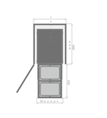 Мусорное ведро под мойкой WASTEBIN