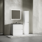 Тумба с раковиной Sancos Libra Floor 80 см LB80FW глянцевый белый