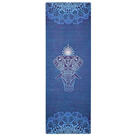 Тревел коврик для йоги Elephant Om 183*68*0,1 см из микрофибры и каучука