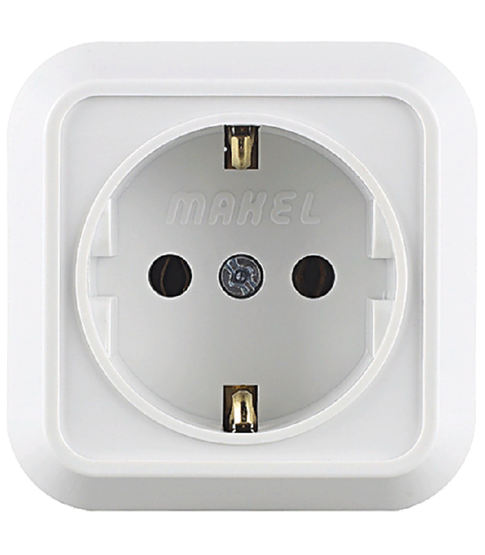 Розетка о/у 1м. с з/к 45108 Makel
