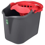 Ведро Rimo прямоугольное 13л с отжимом МОП (красный)