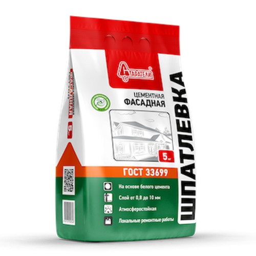 Шпатлевка CТАРАТЕЛИ цементная "Фасадная" 5 кг