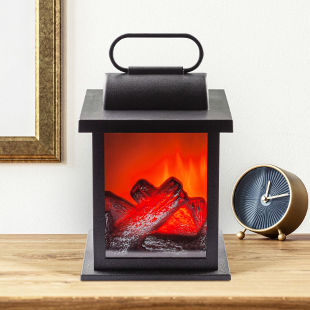 Светодиодная новогодняя фигура ЭРА ЕGNIK - 24 камин 2 LED | Фигуры