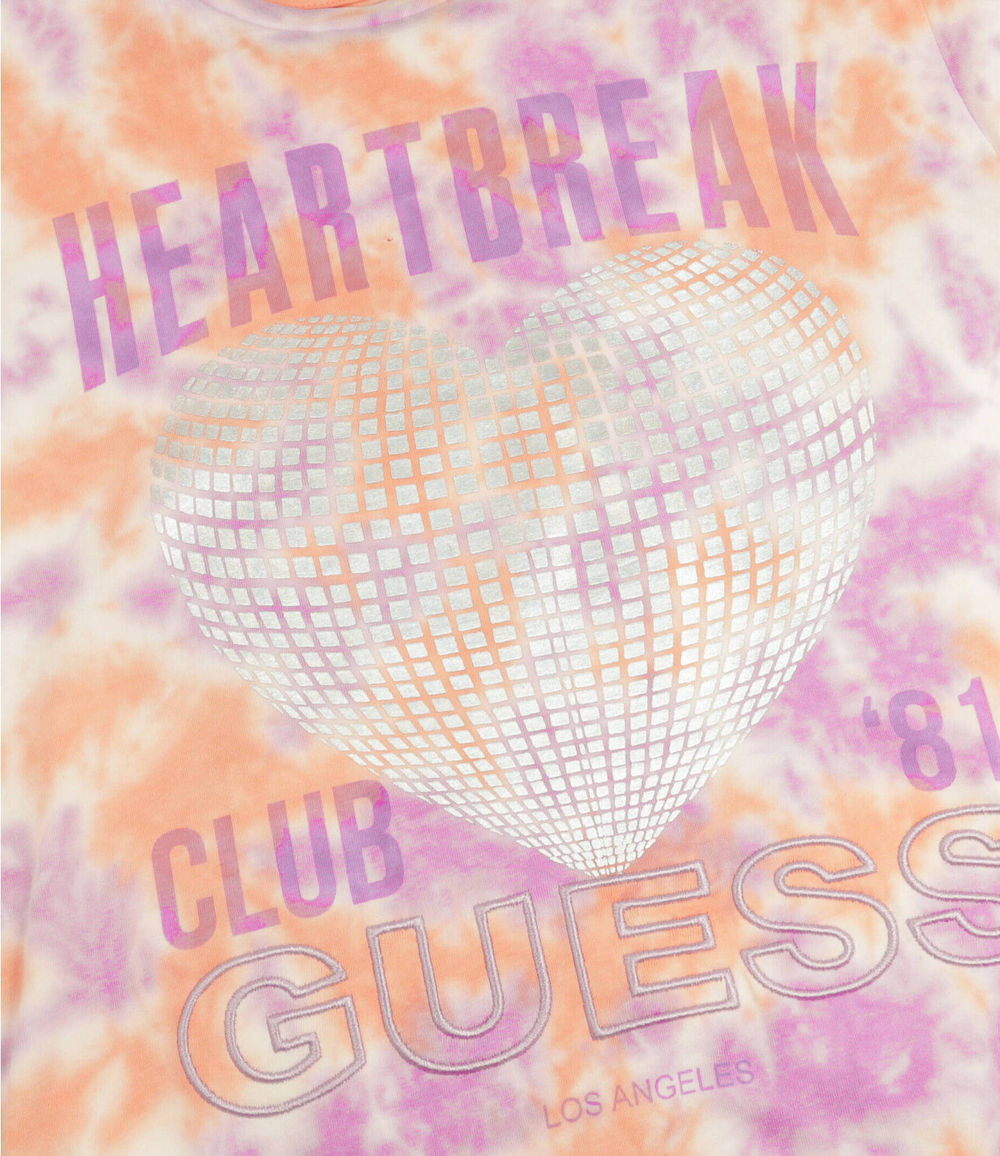 футболка tie&dye Guess - разноцветная(J3RI12 K6YW3)