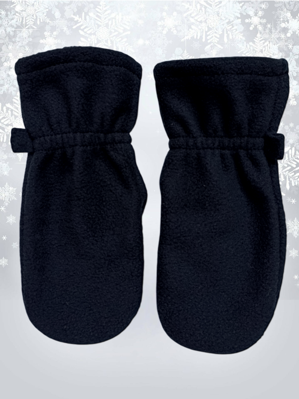 5005 Варежки детские флисовые темно-синий (14)
