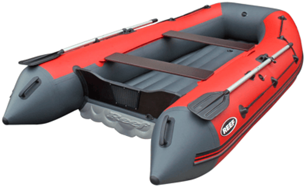 Лодка ПВХ REEF ТРИТОН 360НД + 2х-тактный лодочный мотор MARINE ROCKET MR9.9FHS
