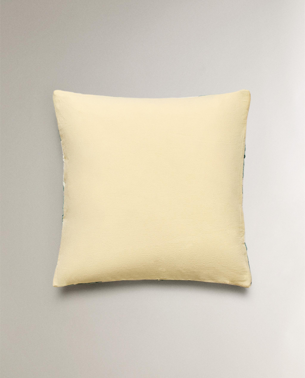 Zara Home наволочка декоративная из хлопка, зелёный, 45x45 см · 0615/007