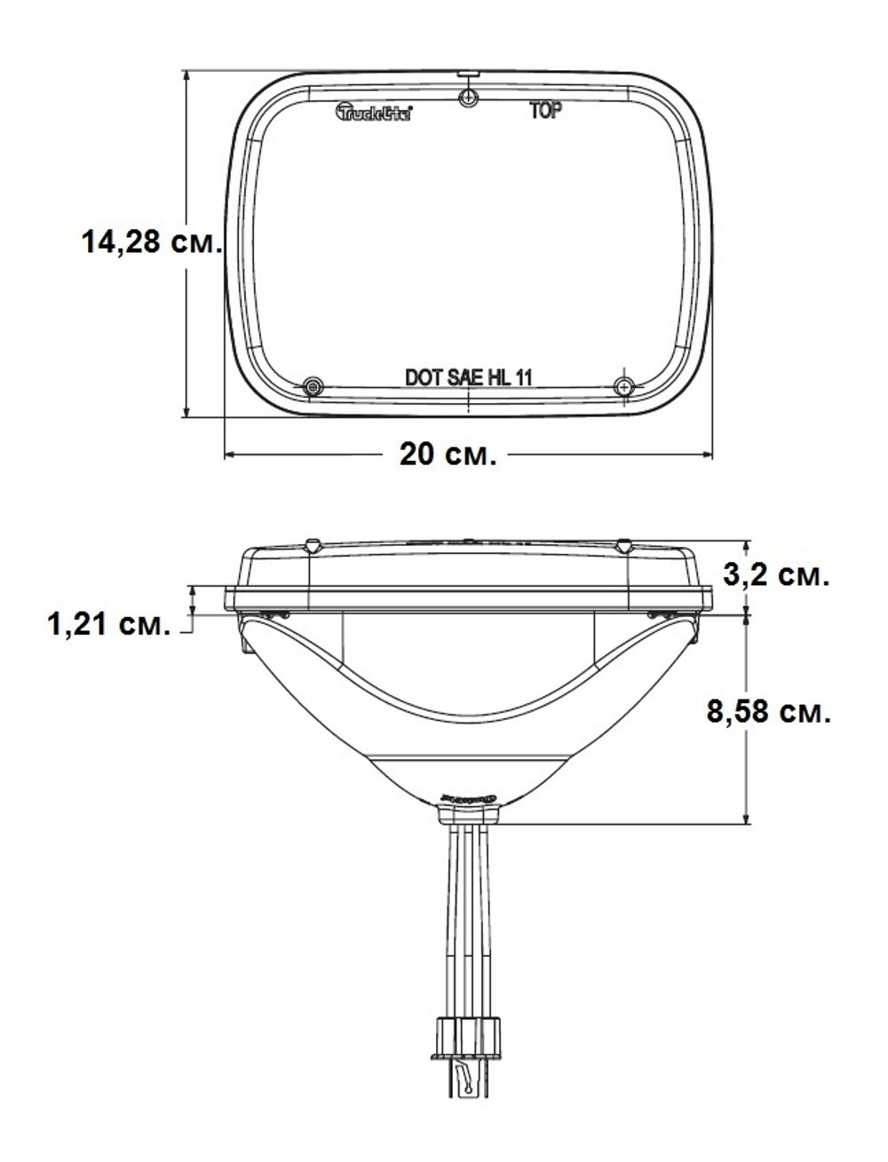 Rigid Industries Фара головного света 5"X7" (пара)