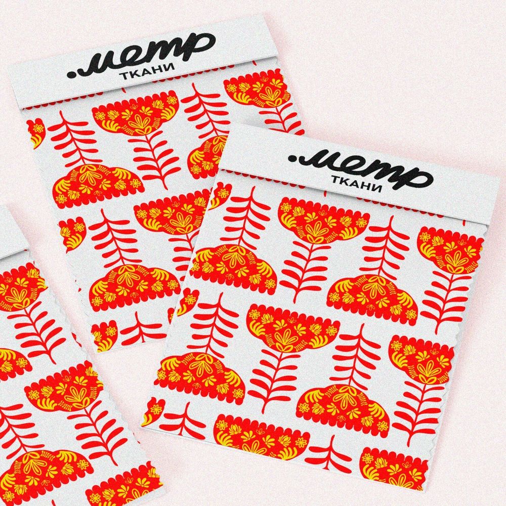 Ткань бифлекс крупные бутоны