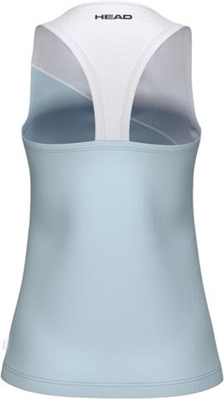 Топ теннисный Head Spirit Tank - light blue/white