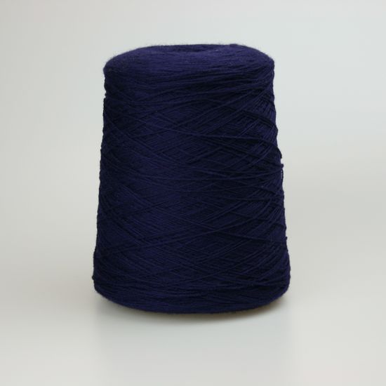 Пряжа 2/16 NM Albert, цвет 158 Темно-синий (100% шерсть ягнёнка)
