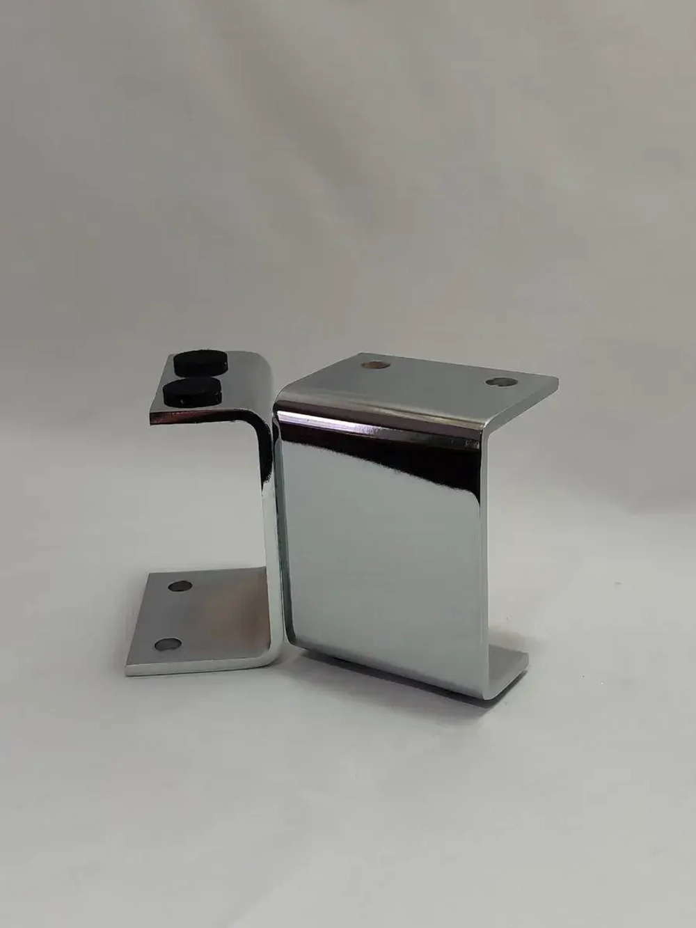 Комплект металлических ножек для мебели, цвет Серебро