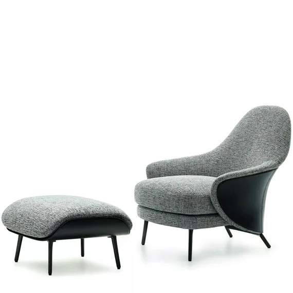 Кресло с оттоманкой Angie